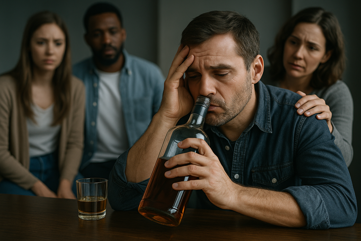 Supportive imagery for those struggling with alcohol